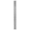 Garden Fence Posts 40 pcs Silver 220 cm Galvanised Steel