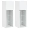 Stylish LED TV Cabinets 2 pcs White | Hipomarket UK