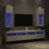 Stylish LED TV Cabinets 2 pcs White | Hipomarket UK