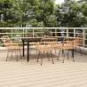 7 Piece Garden Dining Set | Durable Poly Rattan | Hipomarket UK