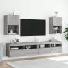 TV Cabinets with LED Lights 2 pcs Grey Sonoma 40.5x30x60 cm Colour grey sonoma Size 40.5 x 30 x 60 cm Quantity in Package 2 