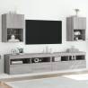 LED TV Cabinets 2 pcs Grey Sonoma | Stylish & Practical Design