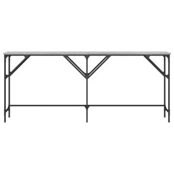 Stylish Grey Sonoma Console Table - 180x29x75 cm