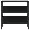 Black Console Table 75x32x75 cm - Elegant & Durable Design