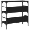 Black Console Table 75x32x75 cm - Elegant & Durable Design