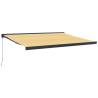 Retractable Awning Yellow & White 4x3m - Durable & Stylish