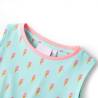 Kids' Dress with Drawstring Light Mint 104 - Hipo Market