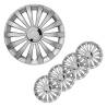 ProPlus 15" Wheel Covers - Meridian Silver | 4 Pcs