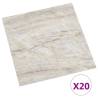 Self-Adhesive PVC Flooring Planks - 20 pcs in Beige