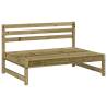 Garden Middle Sofas - Impregnated Pine Wood | HipoMarket