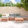 6 Piece Garden Lounge Set Solid Wood Douglas Colour natural douglas Number of 6 