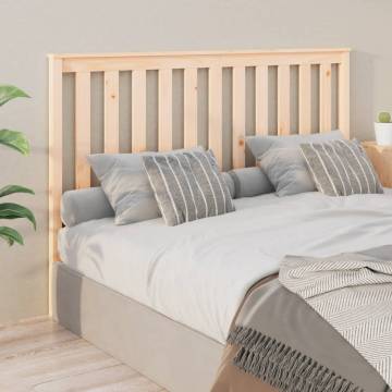 Stylish Solid Wood Bed Headboard - 156x6x101 cm | Hipomarket