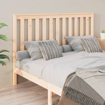 Stylish Solid Wood Bed Headboard - 156x6x101 cm | Hipomarket