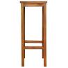 Bar Chairs 2 pcs Solid Acacia Wood - Stylish & Durable