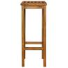 Bar Chairs 2 pcs Solid Acacia Wood - Stylish & Durable