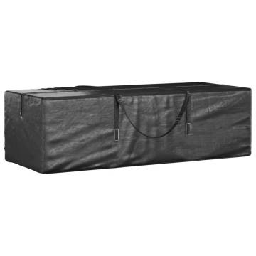 Garden Cushion Storage Bags - 2 pcs Black | Hipomarket UK