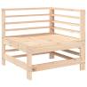 3 Piece Garden Lounge Set - Solid Wood Pine | Hipomarket