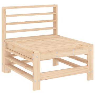 3 Piece Garden Lounge Set - Solid Wood Pine | Hipomarket