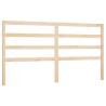 Stylish Solid Wood Pine Bed Headboard - 206x4x100 cm