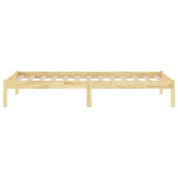 Solid Wood Bed Frame 90x190 cm - Modern & Sturdy