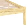 Solid Wood Bed Frame 90x190 cm - Modern & Sturdy