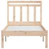 Solid Wood Bed Frame 90x190 cm - Elegant & Sturdy Design