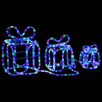 Sparkling Christmas Gift Boxes with 180 LEDs for Indoor & Outdoor