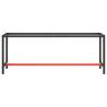 Heavy Duty Work Bench Frame - Matte Black & Red | 210x50x79 cm