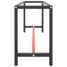 Heavy Duty Work Bench Frame - Matte Black & Red | 210x50x79 cm