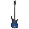 Electric Bass Guitar for Beginners - Blue & Black 4/4 | Hipo Market