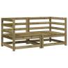 Garden Sofas Corner Set - Stylish & Durable Impregnated Pine