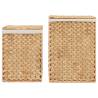 Laundry Baskets 2 pcs Water Hyacinth | Rustic Charm