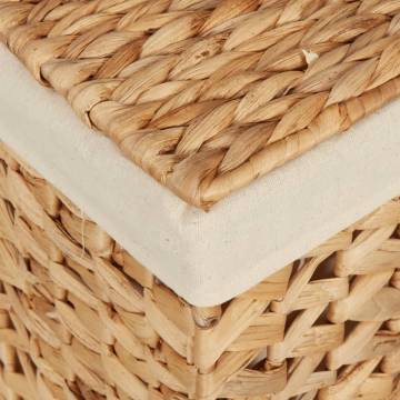 Laundry Baskets 2 pcs Water Hyacinth | Rustic Charm