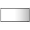 LED Bathroom Mirror Black 80x8.5x37 cm - Stylish & Functional