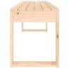 Solid Wood Pine Garden Bench - 110x38x45 cm | Hipo Market