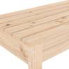 Solid Wood Pine Garden Bench - 110x38x45 cm | Hipo Market