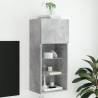 TV Cabinet with LED Lights Concrete Grey 40.5x30x90 cm Colour concrete grey Quantity in Package 1 Height 90 cm Width 40.5 cm 