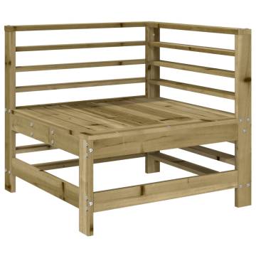 Garden Corner Sofas - 2 pcs Impregnated Wood Pine