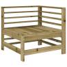 Garden Corner Sofas - 2 pcs Impregnated Wood Pine