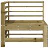 Garden Corner Sofas - 2 pcs Impregnated Wood Pine