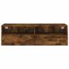 TV Wall Cabinet Smoked Oak | 100x30x30 cm | Hipomarket