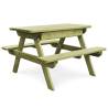 Children's Picnic Table with Benches - Durable Pinewood Set