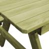 Children's Picnic Table with Benches - Durable Pinewood Set