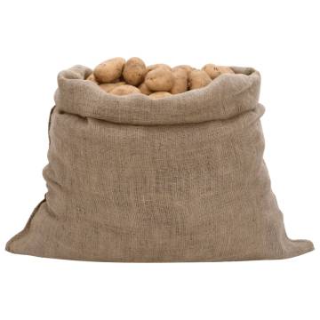 Jute Sacks 5 pcs | 100% Jute 220 gsm - Eco-Friendly Storage