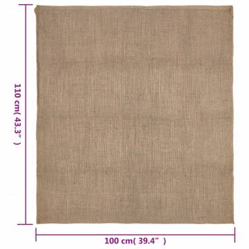 Jute Sacks 5 pcs | 100% Jute 220 gsm - Eco-Friendly Storage