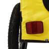 Pet Bike Trailer - Yellow and Black Oxford Fabric & Iron