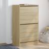 Shoe Cabinet with 2 Flip-Drawers Sonoma Oak 60x42x108 cm Colour sonoma oak Size 60 x 42 x 108 cm Quantity in Package 1 Number of 