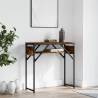 Console Table with Shelf Smoked Oak 75x30x75cm Engineered Wood Colour smoked oak Size 75 x 30 x 75 cm Quantity in Package 1 