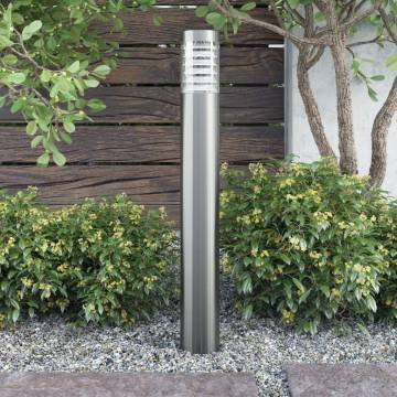 Stylish Outdoor Stainless Steel Post Lamp - Durable & Weatherproof