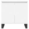 3 Piece Bathroom Cabinet Set - Stylish White Engineered Wood